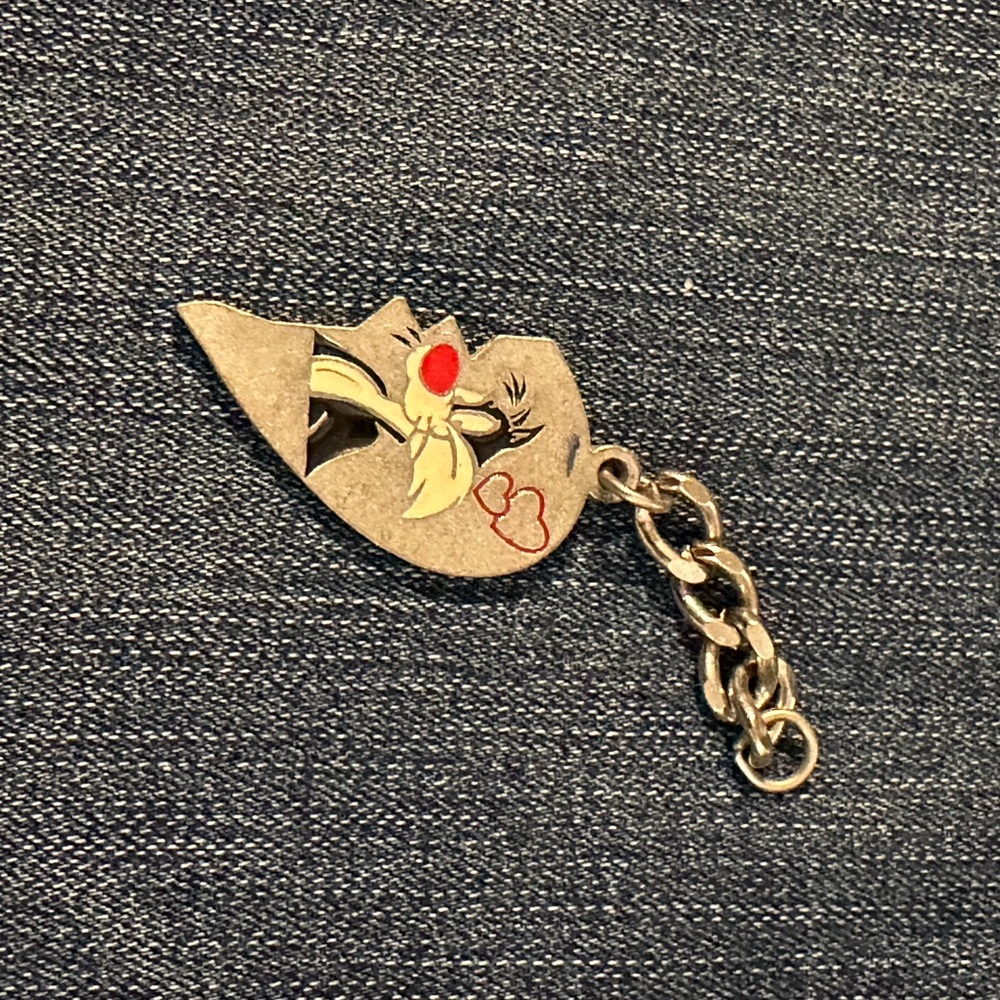 Best Friend Sylvestor the cat charm left side. WB